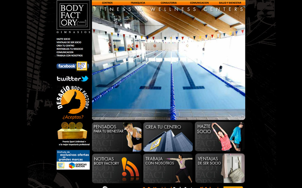 Diseño Web Body Factory 2009