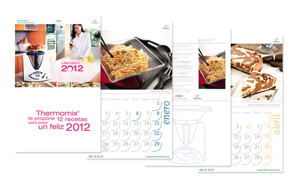 Diseño y Maquetación Calendario Thermomix