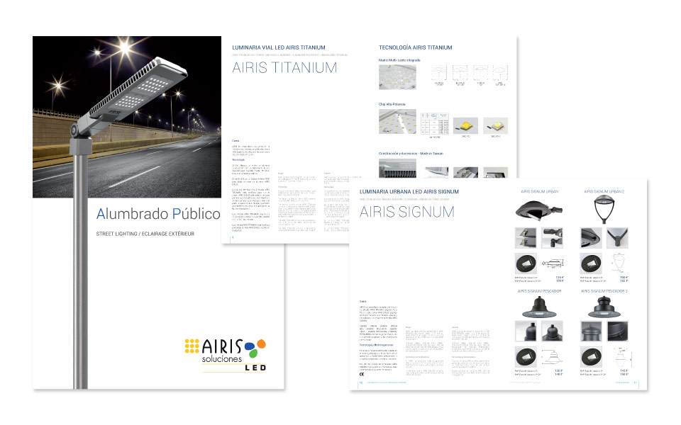 Diseño y Maquetación Catálogo Productos Led