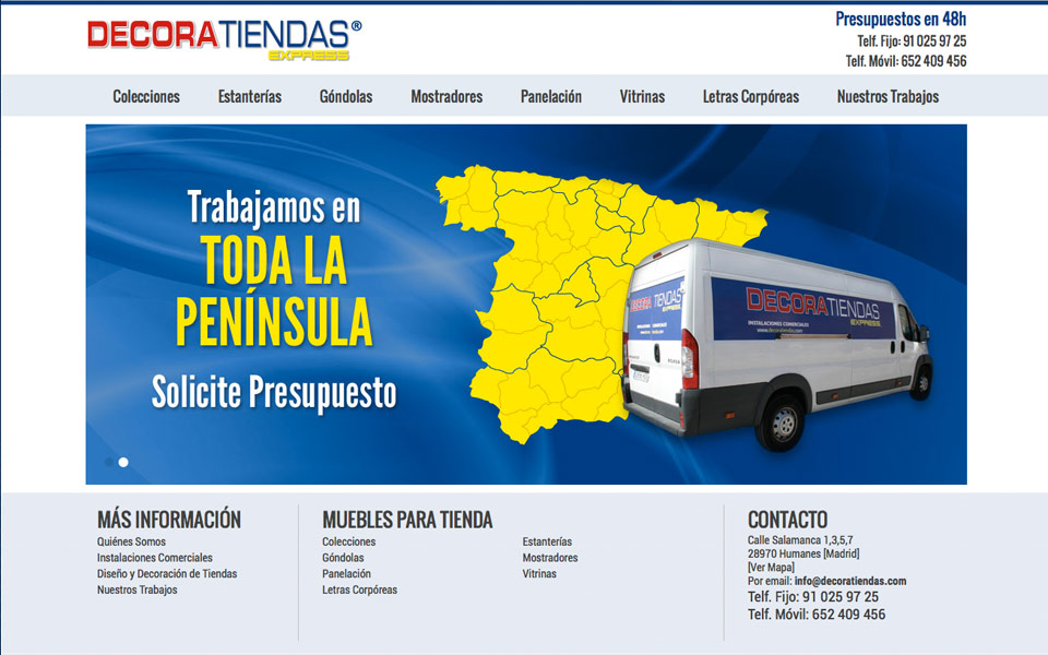 Diseño Web DECORATIENDAS
