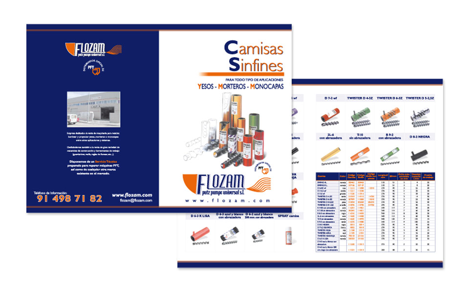 Diseño e Impresión Catálogo A4 Camisas