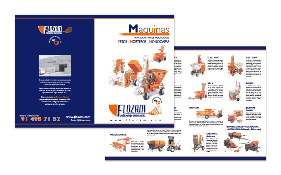 Diseño e Impresión Catálogo A4 Máquinas