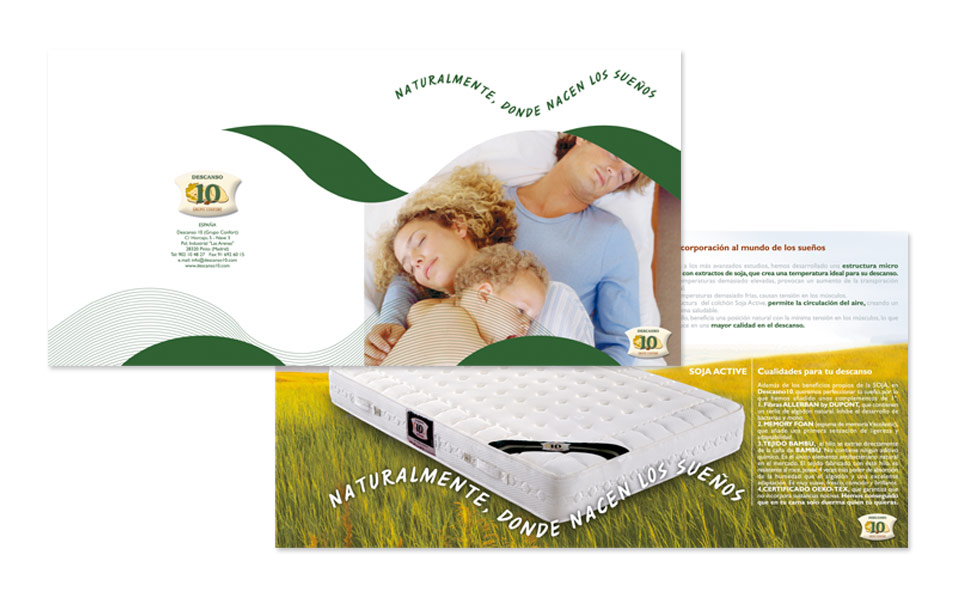 Diseño e impresión de Folletos para mailing o Ferias