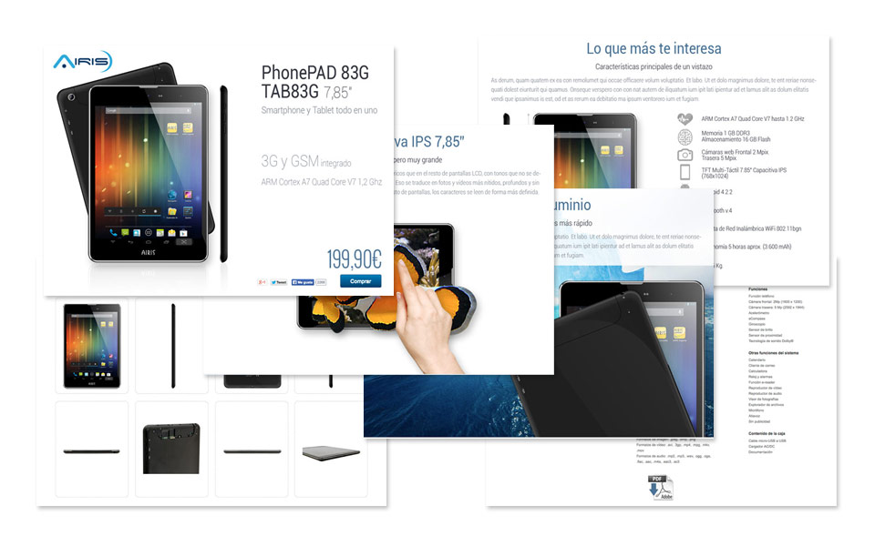 Diseño web responsive airis