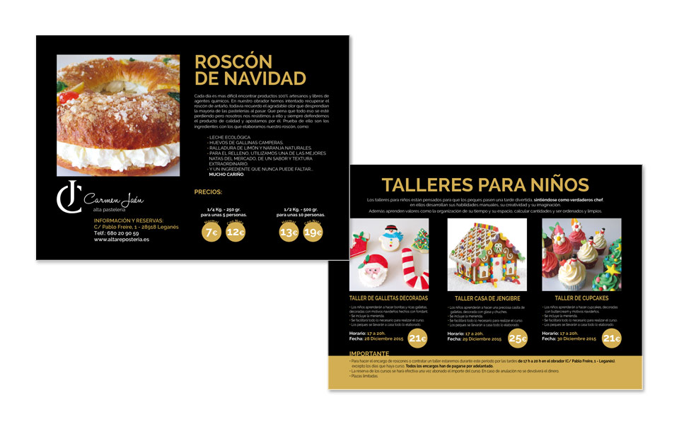 Diseño e Impresión Flyer Carmen Jaen