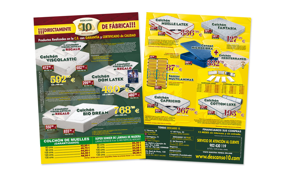 Diseño e Impresión de Folleto A4