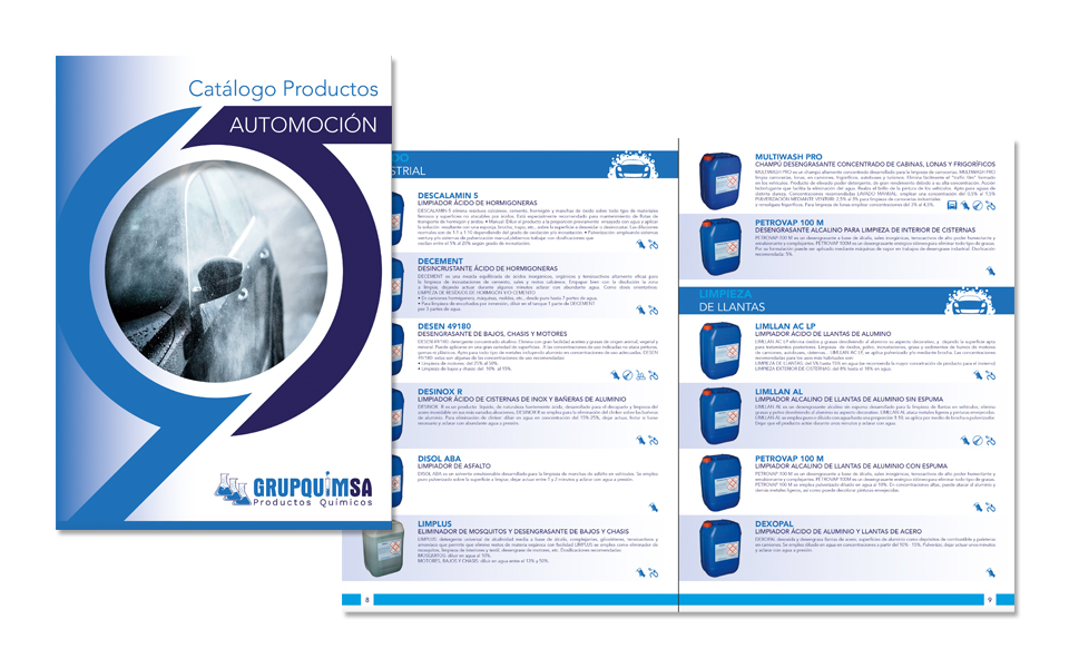 Catálogo16 pag  productos automoción Grupquimsa