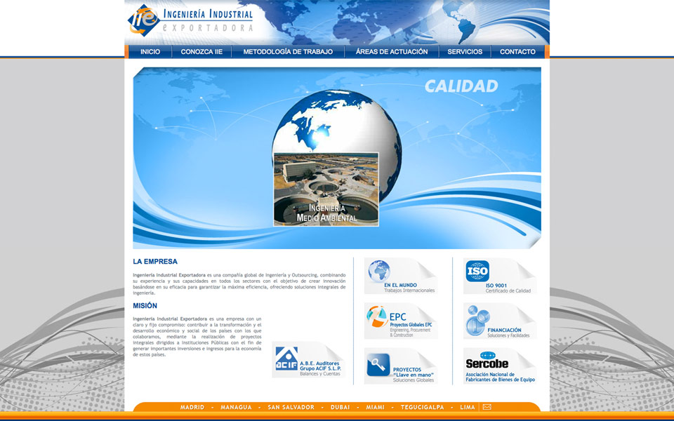 Diseño y programación web IIExportadora