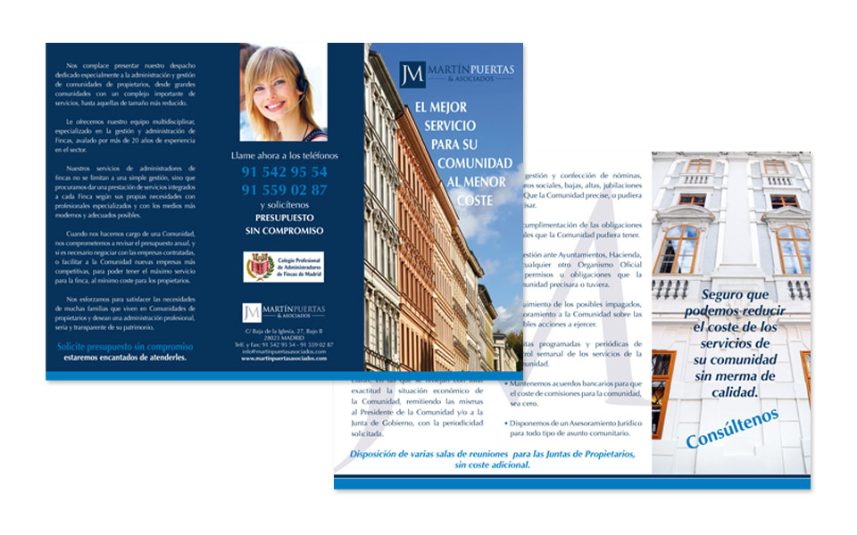 Diseño e Impresión Trítico A4 Abierto