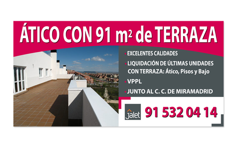 Valla Publicitaria Ático Jalet